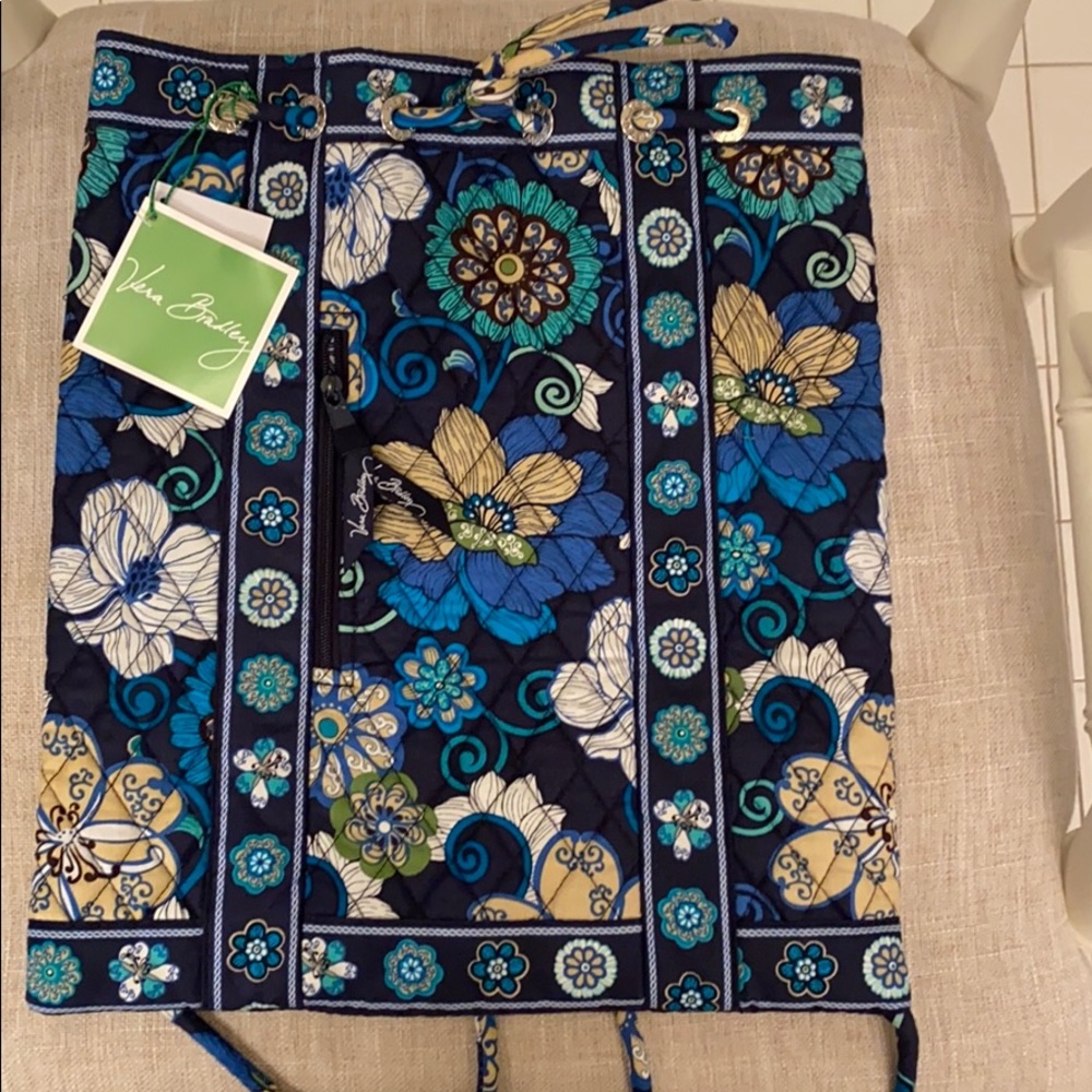 Vera Bradley Backsak in Mod Floral Blue